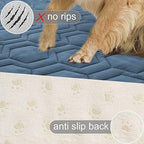Waterproof Blanket Couch Cover for Dogs Non-Slip Pet Sofa Protector | Tcksstex Non-slip waterproof couch cover scratch resistant machine washable protects sofa bed car（30x70- Navy Blue） - Image 3