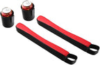 Supin 2 Prices Car Seat Gap Filler Pad PU Leather Console Side Pocket Organizer and one Cup for Cellphone Wallet Coin Key (Black+Red) - Image 4