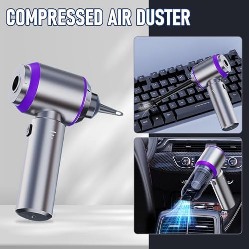houscly Car Vacuum Cordless Mini Handhled 4-in-1 High Power Cleaner 20000Pa - Image 3