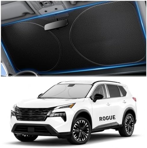 Zanch Windshield Sun Shade for Nissan Rogue 2008-2025 by Zanch
