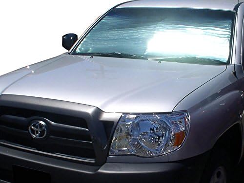 HeatShield, The Original Windshield Sun Shade, Custom-Fit for Toyota Tacoma Truck 2005-2015, Silver Series - Image 2