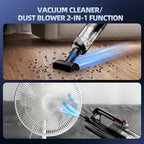 MONOZEL Handheld Vacuum Cleaner, 18000Pa 2 in 1 Cordless Car Vacuum Cleaner&Air Duster, 130W Brushless Motor with 7800mAh Battery, LED Light and Multi-Nozzles, Portable for Home, Car, Office, Pet - Image 6