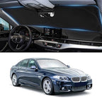 for BMW 5-Series Windshield Sun Shade Sunshade Custom Fit for BMW 5 Series G30 G31 2011-2016 Windshield Cover for 530i, 530e, 545i, 550i 525i, 528xi, Front Window Shield Protector by INSAUTO