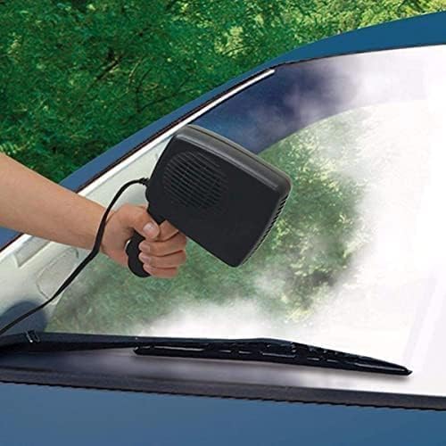 Car Fan - Portable Car Heater and Cooler with 360° Rotatable Base, 12V Car Heater 150W, Quick Defrosting & Demisting for Windshield, Universal for Truck/SUV/Car (Cigarette Lighter Plug) - Image 8