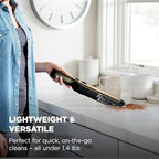 Shark WANDVAC Cordless Hand Vacuum, Lightweight & Portable at 1.4 lbs., Powerful Suction, Charging Dock, One-Touch Empty for Car & Home, French Gold, WV201GD - Image 6