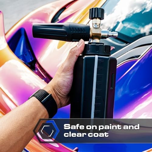 Blackline Foam Cannon PRO for Pressure Washers, 1/4" Quick Connect, Thick - Image 6
