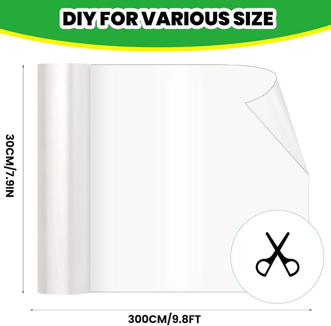 Cat Scratch Furniture Protector: Cat Anti Scratch Tape - Door Protector from Dog Scratching - Clear Training Self Adhesive Tape for Carpet, Sofa, Couch, Door (118in x 11.8in) - Image 5