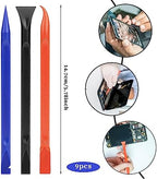 Carbon Fiber Plastic Scraper, 9 PCS Small Scraper Tool Plastic Scraper Tool Multi-Purpose Scraper Pen-Shaped Scraper Tool Non-Scratch Cleaning Tool for Tight Spaces, Kitchen, Crevices, Food, Paint - Image 4
