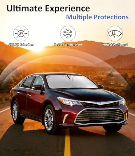 Windshield Sun Shade for 2013-2018 Toyota Avalon - Image 3