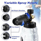 Tool Daily Pressure Washer Foam Cannon with Dual Connector, 1 Liter - Image 4
