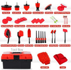35Pcs Car Detailing Kit, Car Cleaning Kit and Detailing Brush Set - Image 6