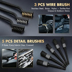 VCANENERGY 29PCS Car Cleaning Kit Interior Detailing for Men Women（Grey） - Image 6