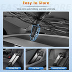 for Car Windshield Sun Shade Umbrella 2025-2026 Chevy Equinox EV Custom Fit Windshield Sun Protector Cover 6-Layer Heat-Resistant Fabric, Ultra-Strong Fiberglass Frame (for 2025-2026 Equinox EV) - Image 6