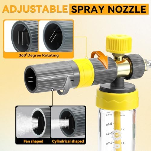 PWACCS Pressure Washer Foam Cannon Pro, Small No-Dilution Foam Gun 200 ML - Image 4