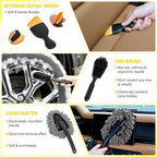 Nilight 37PCS Car Detailing Kit for Interior Exterior Car Care, Yellow - Image 5