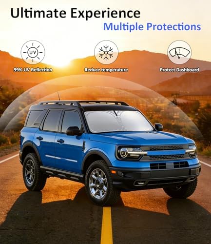 Windshield Sun Shade for Ford Bronco Sport 2021-2026 Accessories - Image 3