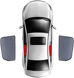 Car Side Window Sunshades for Volvo XC60 2. Gen (Spa) 2018-2024, Magnetic UV Protection Shades for Front/Rear Windows, Heat Resistant Sun Visor Shield Accessories,B/2 Rear Doors by Unknown