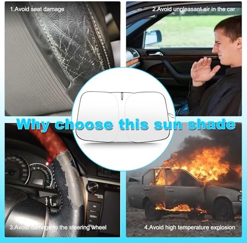 Foldable Front Windshield Sunshade fit for Honda HR-V 2023-2025 2026 - Image 3