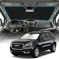 for GMC Acadia Sun Shade Windshield Cover - Custom Fit Acadia Accessories 2017-2023 Sunshade Foldable UV Protection & Heat Shield Sun Visor Accessories by Unknown