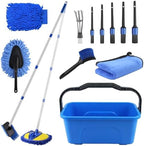 PIMEKOY 17Pcs Car Wash Kit with Bucket for Washing Exterior & Interior Cars by PIMEKOY