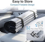 1 PC Car Windshield Cover, Foldable Sunshade for Front Window, Reflective Heat & Privacy Protection, Universal for Most Cars, Trucks, SUVs (Silver) - Image 5