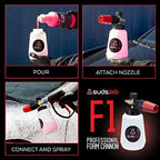 Suds Lab F1 Professional Foam Cannon, 32 oz. Canister, Pressure Washer - Image 2