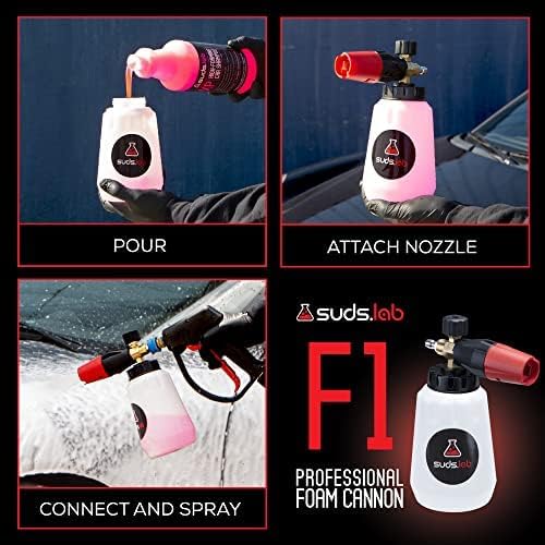 Suds Lab F1 Professional Foam Cannon, 32 oz. Canister, Pressure Washer - Image 2