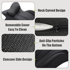 Ergonomic Memory Foam Wedge Pillow for Couples - Intimate Support Cushion to Relieve Pressure & Enhance Comfo,Black - Image 4