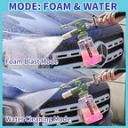 Selkie Foam Cannon Dual Connector Accessory,Pressure Washer Double Tip Attachment for Foam Blaster with with 5 Power Washer Sprayer Nozzles, 1/4" Quick Connect, 3600 PSI - Image 6