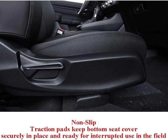 EKR Car Seat Covers for Honda HRV 2023-2027,Neoprene Full Set | Custom Fit for Honda HRV EX-L 2023-2027 Glove-Like Fit,Airbag Compatible,Easy Clean,Neoprene(Black) - Image 2