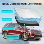 Windshield Sun Shade for Cadillac XT5 2017-2026 Sunshade - Image 3