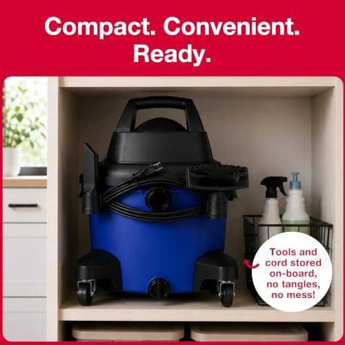 Koblenz WD-16 L4 Wet Dry Vacuum Cleaner, 16 Gallon Wet Dry Vac, 6.5 PHP - Image 5