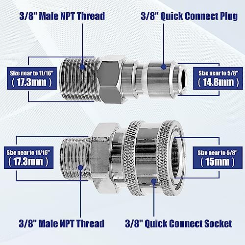 JOEJET Ball Valve Pressure Washer, 3/8" Quick Connect, 5000 PSI - Image 6