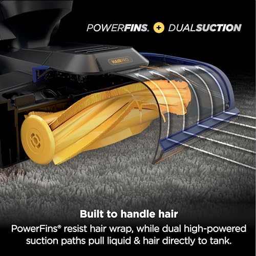 Shark CarpetForce HairPro Lightweight Upright Carpet & Rug Cleaner, EX551 - Image 4
