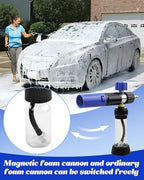 Mini Magnetic Suction Foam Cannon Fit for Most Car Washing Accessories Foam Cannon for Pressure Washing Accessories Washer with 1/4'' Quick Connector Adjustable Nozzle - Image 6