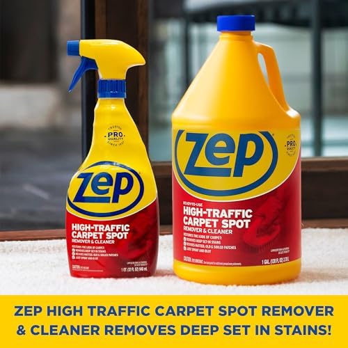 Zep High Traffic Carpet Cleaner - 1 Gallon - Penetrating Formula Removes Deep Stains. Make High-Traffic Areas Look New Again - Image 6