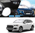TINGLU Sun Shade for Audi Q7 SUV 2016-2024 2025 Accessories Windshield Sun Shade Window Shade UV Rays Protection Sun Visor Cover with Steering Wheel Sunshade Storage Bag - Image 6