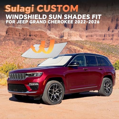 Windshield Sun Shade for Jeep Grand Cherokee 2022-2026 - Image 6