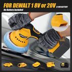 Cordless Car Polisher for Car Detailing Compatible, Yellow - Image 2