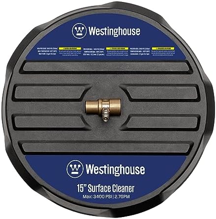 Westinghouse Universal 15” Pressure Washer Surface Cleaner Attachment - 3400 Max PSI, 1/4” Connector - For Gas and Electric Pressure Washers - Image 6