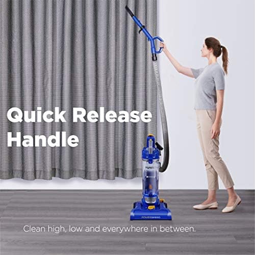 Eureka NEU182A PowerSpeed Lightweight Bagless Upright Vacuum Cleaner, Blue, Lite - Image 4
