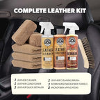 Chemical Guys, 9-Piece Leather Cleaner & Conditioner Kit for Car Interiors - Image 2