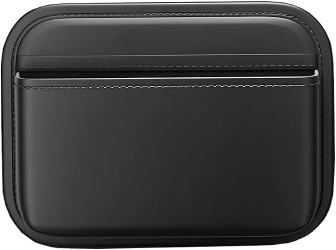 Car Seat Side Pocket Organizer, Self-Adhesive Leather Vehicle Seat Console Storage Pouch Box for Phones, Keys, Pens, Auto Interior Door Organizer Pocket Bag, Universal for Vehicles (Black) - Image 7