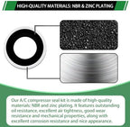 160PCS Air Conditioning Compressor Seal Washers Kit, A/C Gaskets - Image 5