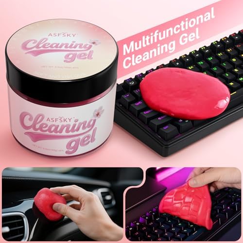 ASFSKY Car Cleaning Gel Cleaning Putty Universal Cleaning Gel Sakura - Image 3