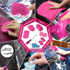 47PCS Car Detailing Kit Interior Cleaner, Car Cleaning Supplies with High Power Car Vacuum Cleaner,Auto Detailing Kit,Car Wash Kit with Bucket Detailing Brush Set,Pink Car Accessories for Women - Image 6