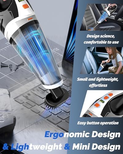 BRL Handheld Vacuum Cordless, Brushless 12000PA Powerful Suction, 2 Modes - Image 4
