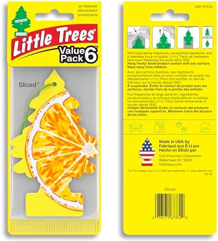 LITTLE TREES Car Air Freshener | Hanging Tree Provides Long Lasting Scent for Auto and Home | 24 Air Fresheners |Sliced - Image 2