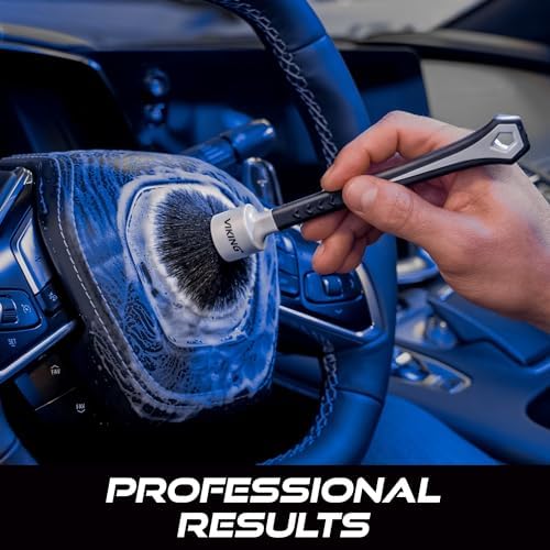 VIKING Car Detail Brush Set, Interior Use, 2 Pack - Image 3