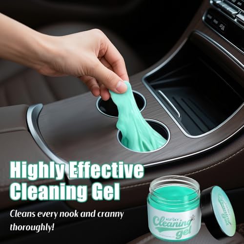 ASFSKY Car Cleaning Gel Cleaning Universal Cleaning Gel Putty Magnolia - Image 5